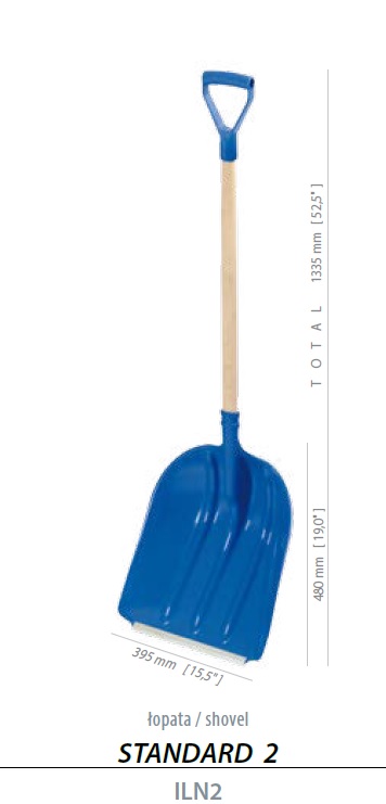 Lumilapio, 1340 (390 x 470mm) puuvarsi
