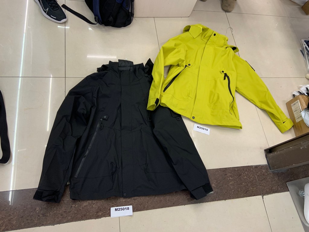 Miesten/unisex tekninen ulkoilutakki, musta, M-koko